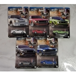 Hot Wheels 1:64 Zestaw Mustang 60 Years Series - 5 szt